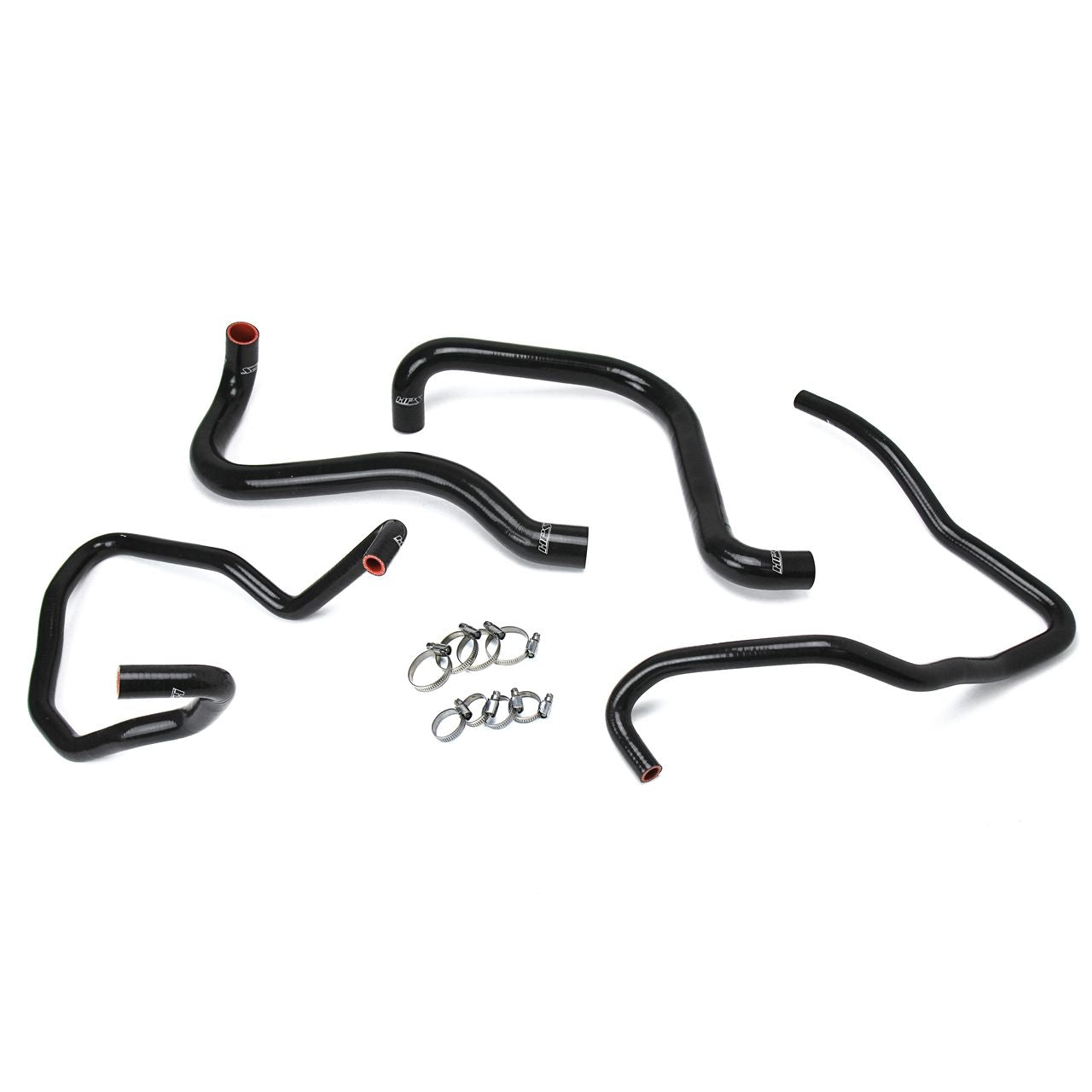 HPS Black Reinforced Silicone Radiator + Heater Hose Kit for Jeep 03-06 Wrangler TJ SE 2.4L 4Cyl Left Hand Drive