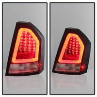Thumbnail for Spyder Chrysler 300C 08-10 V2 Light Bar LED Tail Lights - Red Clear ALT-YD-C308V2-LED-RC