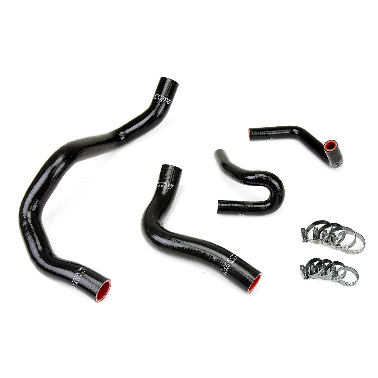 HPS Reinforced Black Silicone Radiator + Heater Hose Kit Coolant for Mazda 99-05 Miata 1.8L