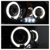 Thumbnail for Spyder Dodge Dakota 97-04/Durango 98-03 1PC Projector Headlights LED Halo LED Blk PRO-YD-DDAK97-BK