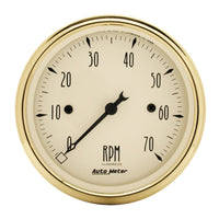 Thumbnail for AutoMeter Golden Oldies 3-1/8in 0-7k Tachometer Gauge