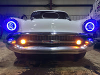 Thumbnail for Oracle Pre-Installed Lights 7 IN. Sealed Beam - Blue Halo SEE WARRANTY