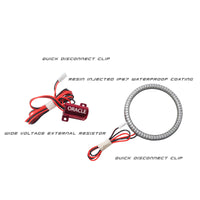 Thumbnail for Oracle Jeep Wrangler 07-17 LED Waterproof Turn Signal Halo Kit - Amber SEE WARRANTY