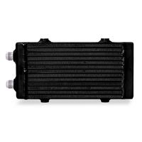 Thumbnail for Mishimoto Universal Small Bar and Plate Dual Pass Black Oil Cooler