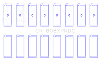 Thumbnail for King Chevrolet BBC 369-502 GEN IV/V/VI Connecting Rod Bearing Set