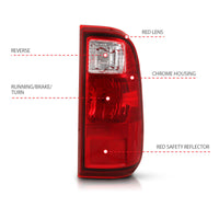 Thumbnail for ANZO 2008-2016 Ford F-250 Taillight Red/Clear Lens (OE Replacement)