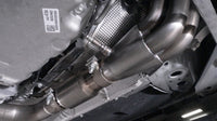 Thumbnail for Stainless Works 2016-18 Cadillac CTS-V Sedan Headers 2in Primaries 3in Catted Leads Into X-Pipe