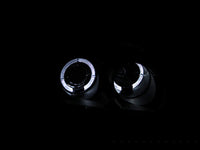 Thumbnail for ANZO 1996-1998 Honda Civic Projector Headlights w/ Halo Black