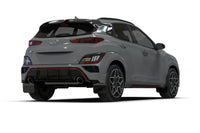 Thumbnail for Rally Armor 22-23 Hyundai Kona N Black UR Mud Flap w/White Logo