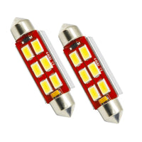 Thumbnail for Oracle 44MM 6 LED 3-Chip Festoon Bulbs (Pair) - Cool White SEE WARRANTY