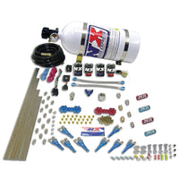 Thumbnail for Nitrous Express Street Shark Gas 4 Solenoids Nitrous Kit (100-150-250HP) w/5lb Bottle