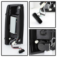 Thumbnail for Spyder Chevy C/K Series 1500 88-98/GMC Sierra 88-98 LED Tail Lights Blk Smke ALT-YD-CCK88-LED-BSM