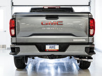 Thumbnail for AWE Tuning 4th Gen GM 1500 5.3L 0FG Catback Dual Side Exit (Flat Bumper) - Chrome Tips