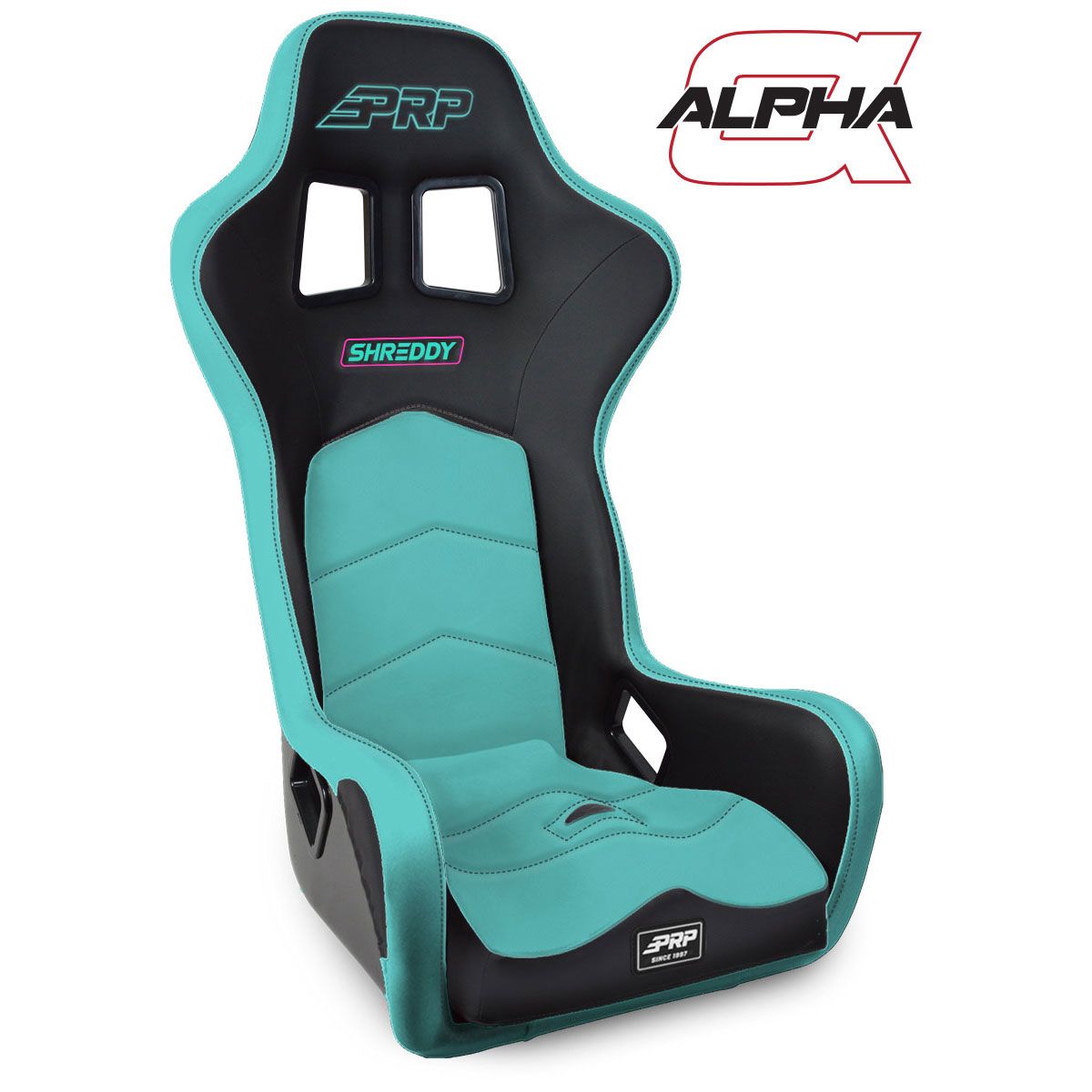 PRP Shreddy Alpha Composite Seat- Teal / Black