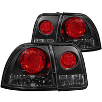 Thumbnail for ANZO 1996-1997 Honda Accord Taillights Black