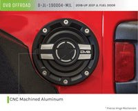 Thumbnail for DV8 Offroad 2018+ Jeep JL Aluminum Fuel Door for 20-Pres Wrangler