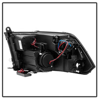 Thumbnail for Spyder Dodge Ram 1500 09-14 Projector Headlights Halogen- CCFL Halo LED - Blk PRO-YD-DR09-CCFL-BK