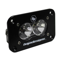 Thumbnail for Baja Designs S2 Sport Flush Mount Spot Pattern LED Work Light - Clear