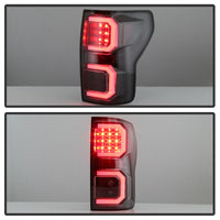 Thumbnail for Spyder 07-13 Toyota Tundra V2 Light Bar LED Tail Lights - Black ALT-YD-TTU07V2-LB-BK