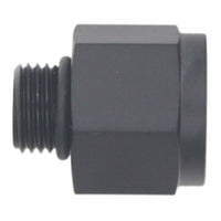 Thumbnail for DeatschWerks 6AN ORB Male to M18 X 1.5 Metric Female (Incl O-Ring) - Anodized Matte Black