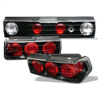 Thumbnail for Spyder Honda CRX 88-91 Euro Style Tail Lights Black ALT-YD-HCRX88-BK