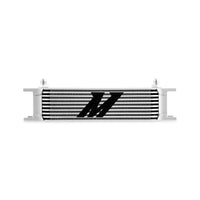 Thumbnail for Mishimoto Universal -6AN 10 Row Oil Cooler - Silver