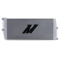 Thumbnail for Mishimoto Heavy-Duty Oil Cooler - 17in. Opposite-Side Outlets - Silver