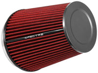 Thumbnail for Spectre HPR Conical Air Filter 6in. Flange ID / 7.719in. Base OD / 8.5in. Tall - Red