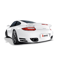 Thumbnail for Akrapovic 10-13 Porsche 911 Turbo / Turbo S (997 FL) Slip-On Line (Titanium) w/ Titanium Tips