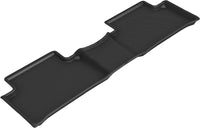 Thumbnail for 3D MAXpider 2021 Kia Sorento Kagu 2nd Row Floormats - Black