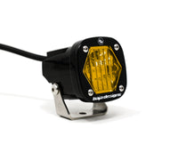 Thumbnail for Baja Designs S1 Amber Wide Cornering LED Light w/ Mounting Bracket Single