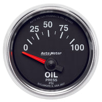 Thumbnail for Autometer GS 0-100 PSI Short Sweep Electronic Oil Pressure Gauge