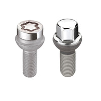 Thumbnail for McGard 5 Lug Hex Install Kit w/Locks (Radius Seat Bolt) M14X1.5 / 17mm Hex / 27.5mm Shank L - Chrome
