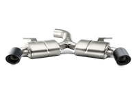 Thumbnail for Akrapovic 13-17 Volkswagen Golf GTI (VII) Slip-On Race Line (Titanium) w/ Carbon Tips