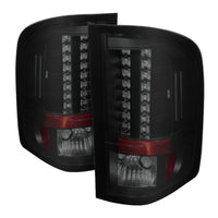 Thumbnail for Spyder Chevy Silverado 07-13 LED Tail Lights Blk Smke ALT-YD-CS07-LED-BSM