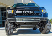 Thumbnail for N-Fab M-RDS Front Bumper 14-17 Toyota Tundra - Tex. Black w/Silver Skid Plate