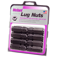 Thumbnail for McGard Hex Lug Nut (Cone Seat / Duplex) 9/16-18 / 7/8 Hex / 2.5in. Length (8-Pack) - Black