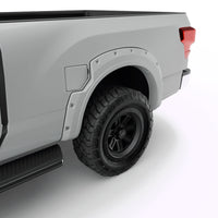 Thumbnail for EGR 16+ Nissan Titan XD Bolt-On Look Color Match Fender Flares - Set - Blizzard