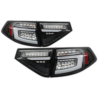 Thumbnail for Spyder 08-14 Subara Impreza WRX Hatchback LED Tail Lights Seq Signal Black ALT-YD-SI085D-SEQ-BK
