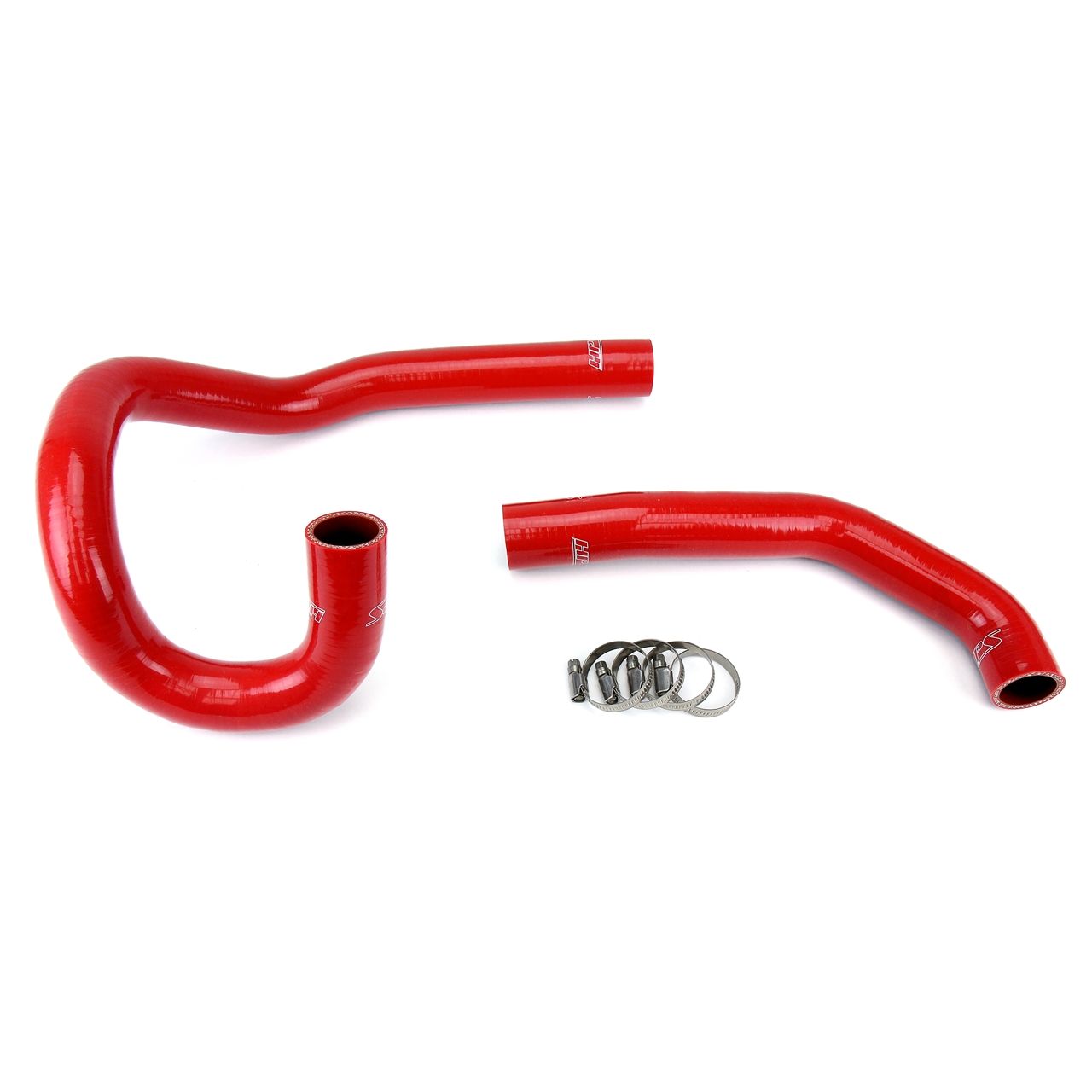 HPS Red Reinforced Silicone Radiator Hose Kit Coolant for Toyota 86-92 Supra MK3 Turbo & NA 7MGE / 7MGTE