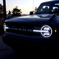 Thumbnail for AlphaRex 21-23 Ford Bronco NOVA LED Projector Headlights Black