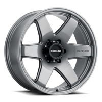 Thumbnail for Raceline 942GS Addict 22x9.5in / 6x139.7 BP / 35mm Offset / 106.1mm Bore - Greystone Wheel