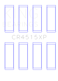 Thumbnail for King Ford/Mazda 2.0L Duratec (Size STD) Tri-Metal Copper-Lead Nickel Performance Rod Bearing Set