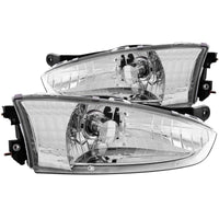Thumbnail for ANZO 1997-2002 Mitsubishi Mirage Crystal Headlights Chrome