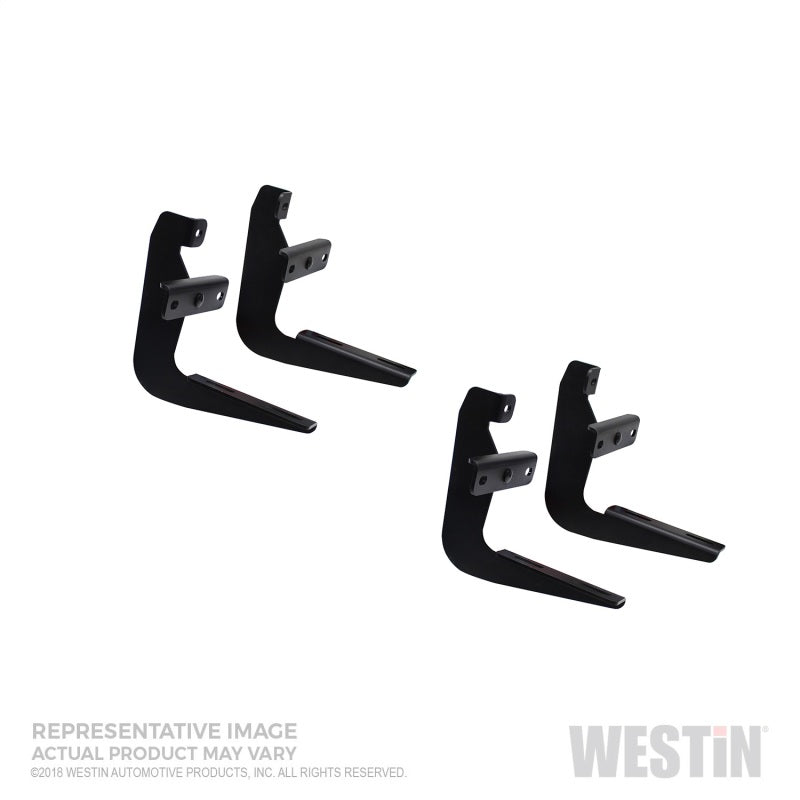 Westin 2002-2005 Ford/Mercury Explorer/Mountaineer 4dr (Excl Sport) Running Board Mount Kit - Black