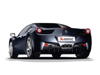 Thumbnail for Akrapovic 10-15 Ferrari 458 Italia/458 Spyder Slip-On Line (Titanium) w/ Carbon Tips