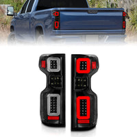 Thumbnail for Anzo 19-21 Chevy Silverado Work TruckFull LED Tailights Black Housing Clear Lens G2 (w/C Light Bars)