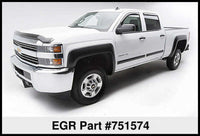 Thumbnail for EGR 14+ Chev Silverado 6-8ft Bed Rugged Look Fender Flares - Set