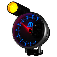 Thumbnail for AutoMeter Gauge Tachometer 5in. 10K RPM Pedestal W/ Ext. Shift-Lite White Mopar