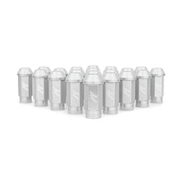 Thumbnail for Mishimoto Aluminum Locking Lug Nuts M12x1.25 20pc Set Silver